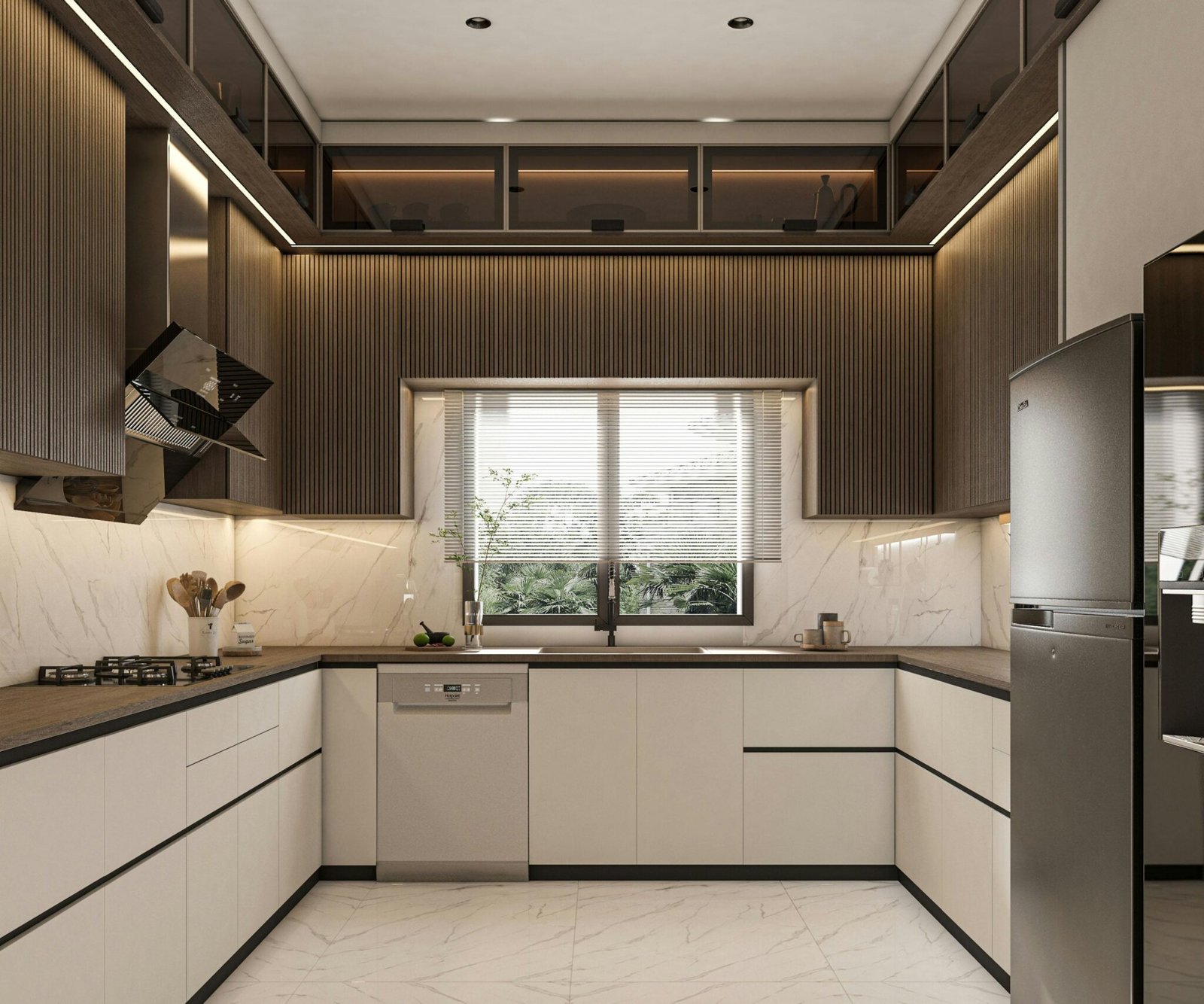Modular kitchen interiors image