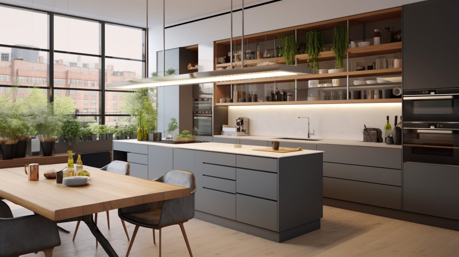 Modular kitchen interiors image