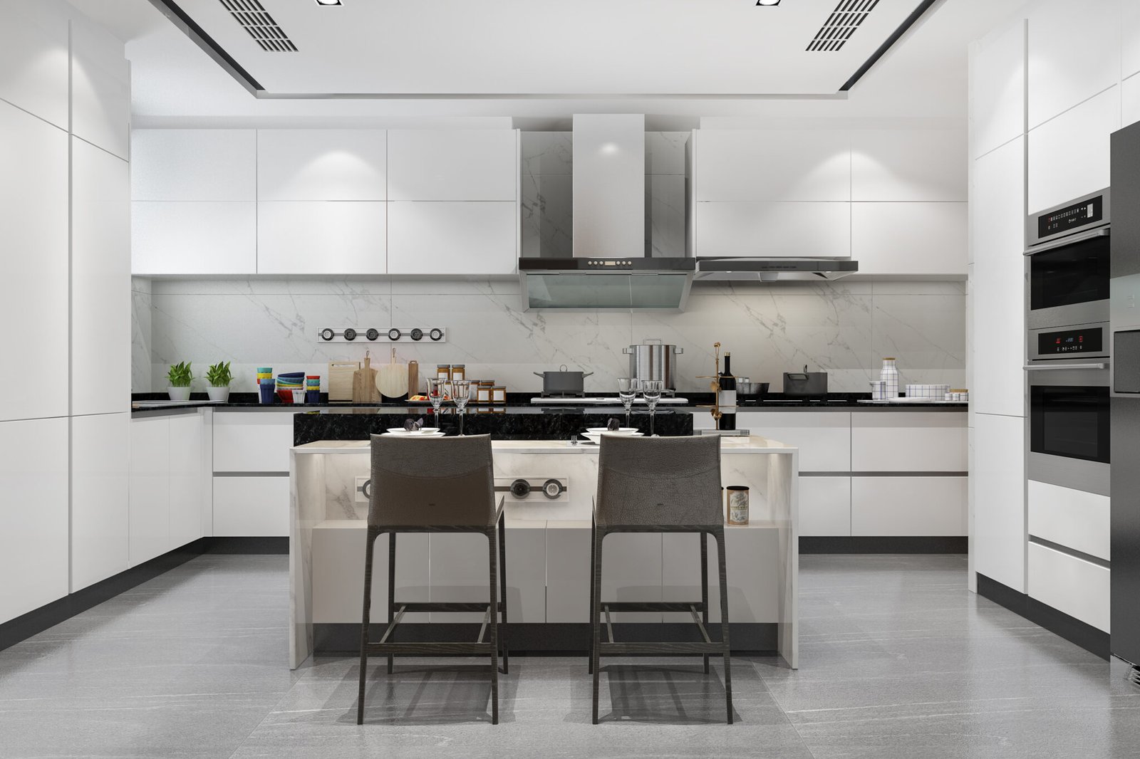 Modular kitchen interiors image