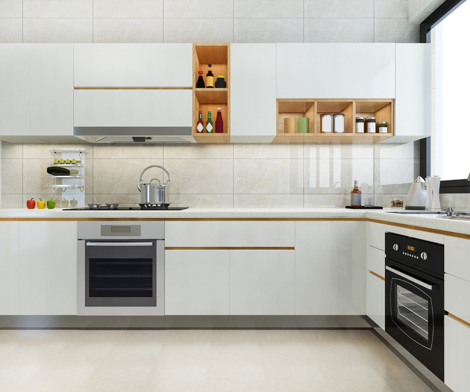 Modular kitchen interiors image