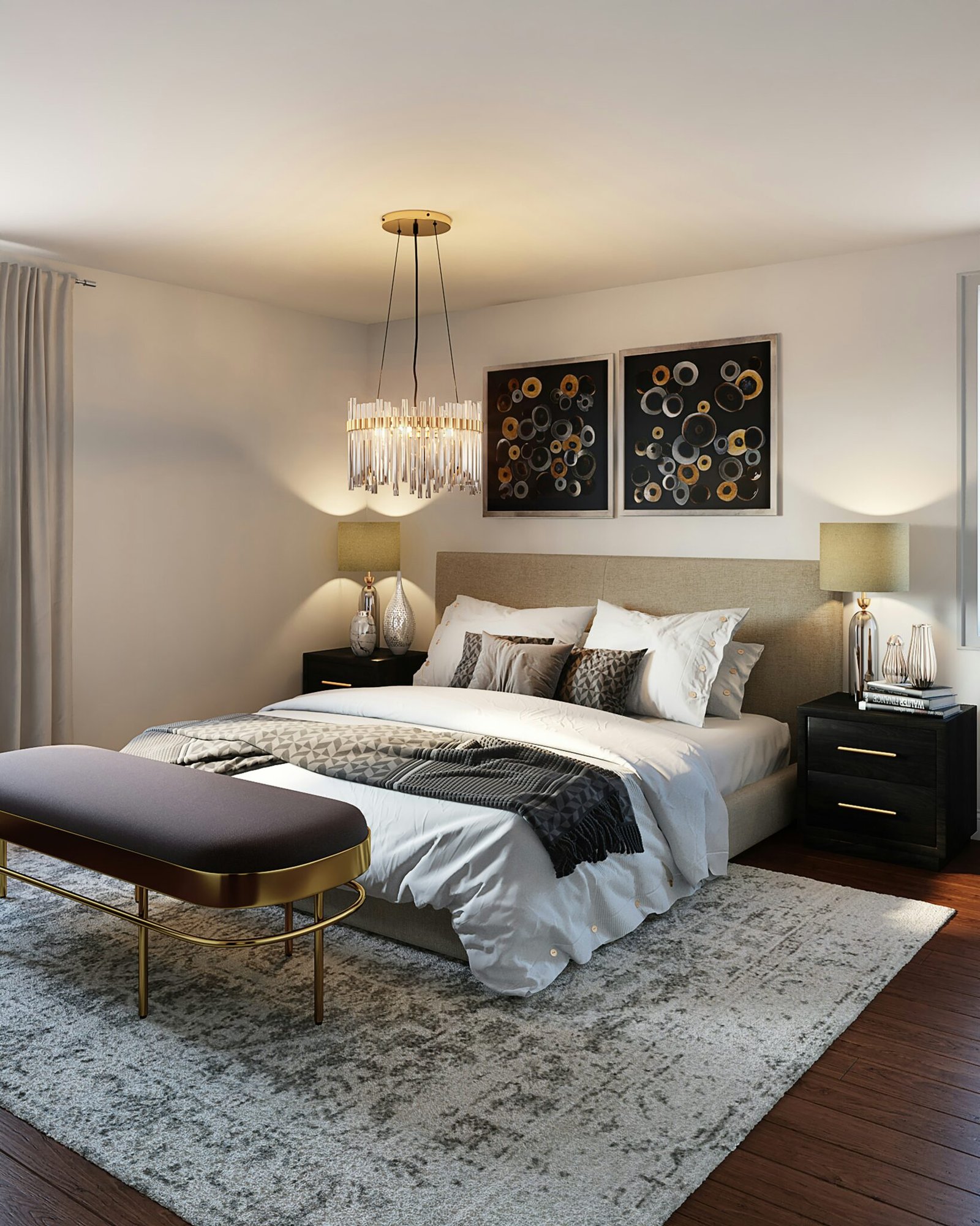 Bedroom interiors image
