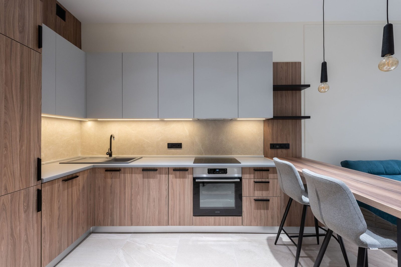 Modular kitchen interiors image