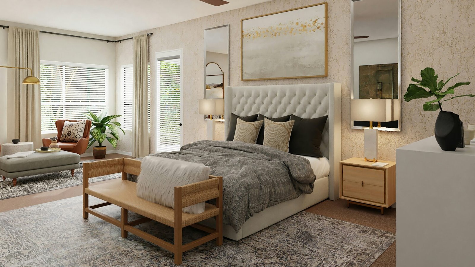 Bedroom interiors image